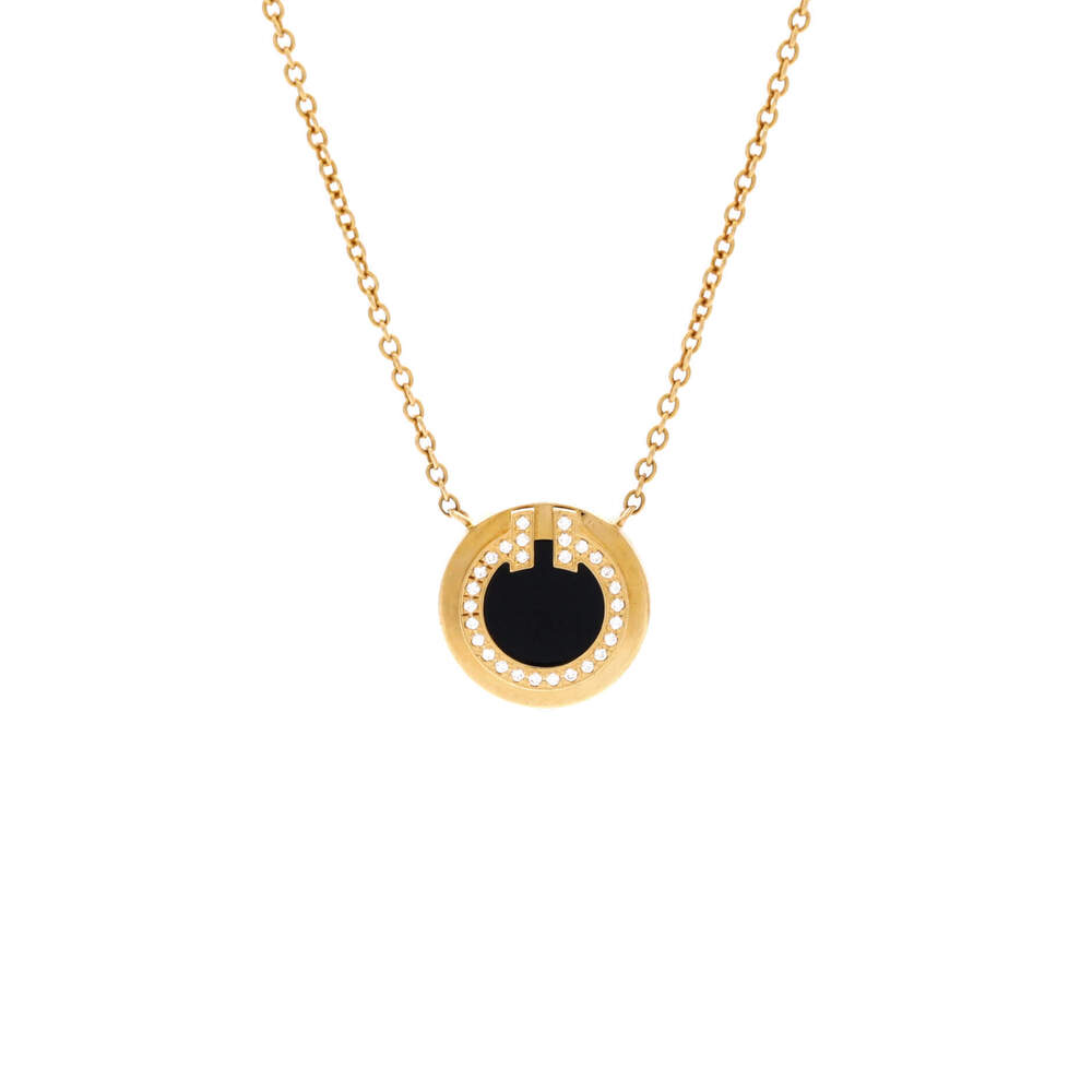Tiffany & Co. Small T Circle Pendant Necklace